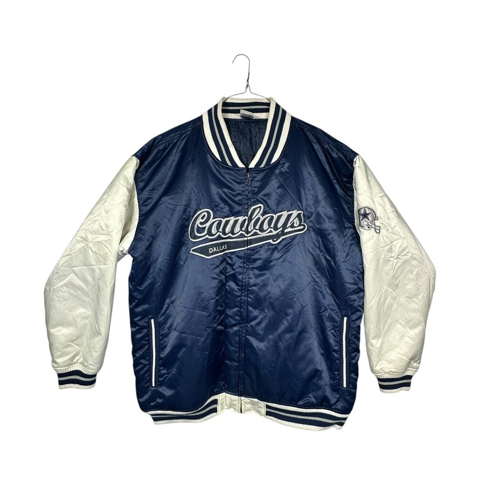 NFL Dallas Cowboys Vintage Men's Full Zip Jacket XL Blue Cowboys